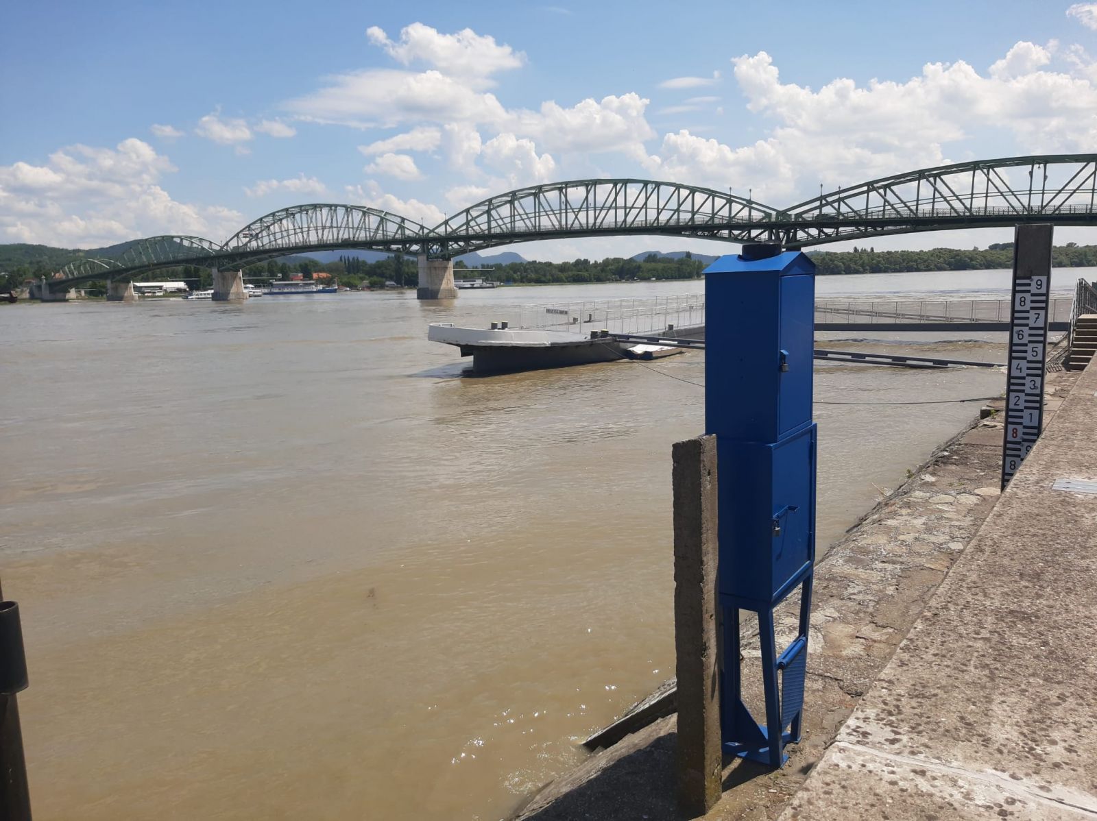 Hydrologická situácia na Dunaji a Morave dňa 7.6.2024 k 8:00 hod.