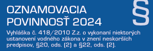 Oznamovacia povinnosť 2024